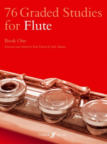 76 Graded Studies for Flute - Flute Study Sheet Music Book - Book 1