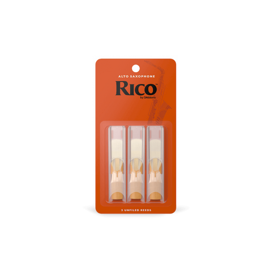 Rico by D'Addario Alto Sax Reeds, Strength 3.5, 3-pack