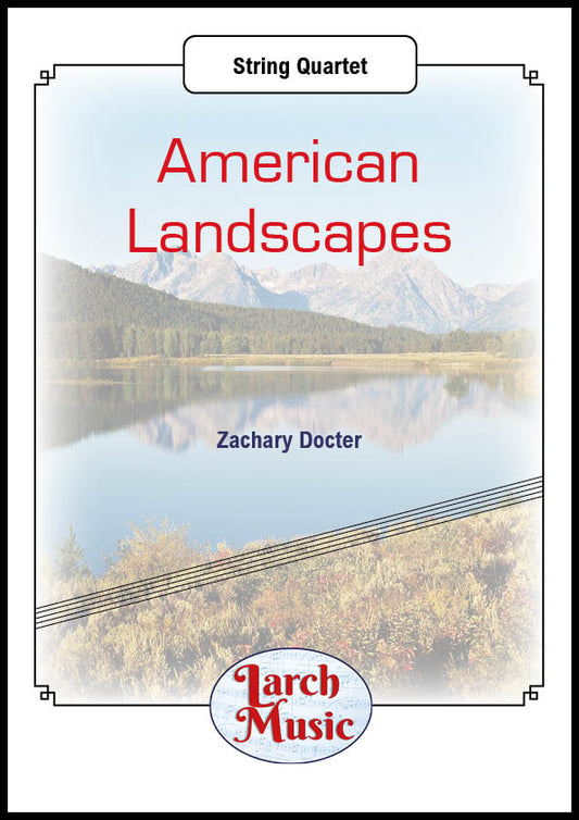 American Landscapes - String Quartet Full Score & Parts - LM506