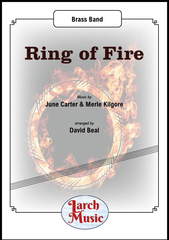 Ring of Fire - Brass Band Sheet Music Full Score & Parts - LM782