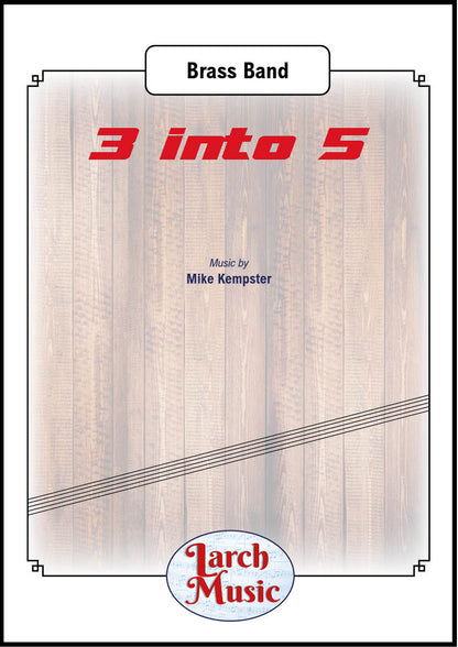 3 into 5 - Brass Band Sheet Music Full Score & Parts - LM920