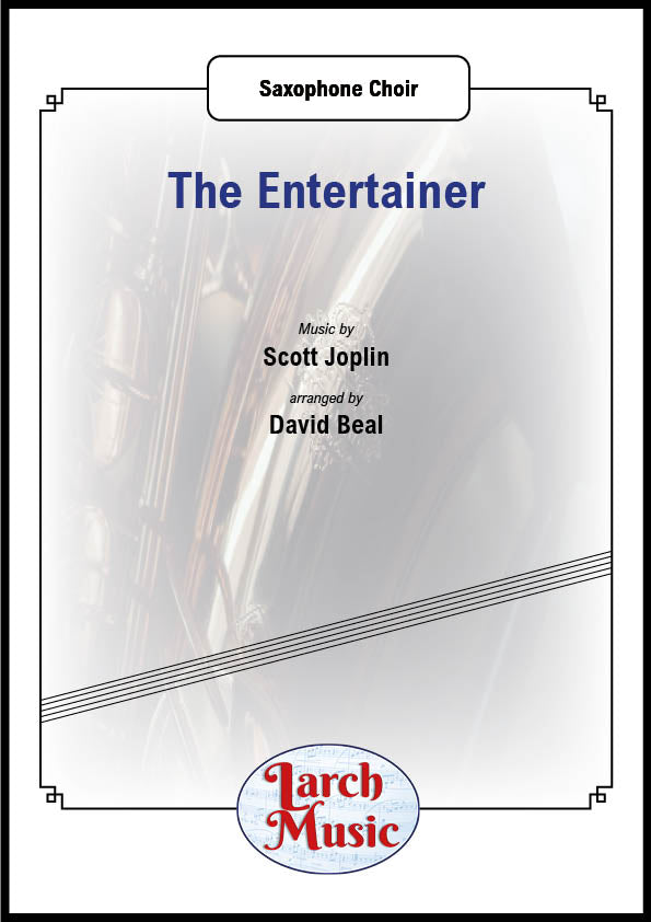 The Entertainer - Saxophone Ensemble Full Score & Parts - LM960