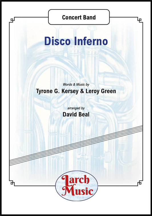 Disco Inferno - Concert Band Sheet Music Full Score & Parts - LMAM025