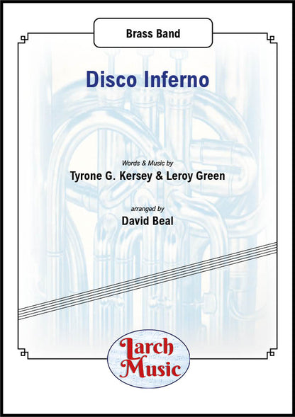 Disco Inferno - Brass Band Sheet Music Full Score & Parts - LMAM026