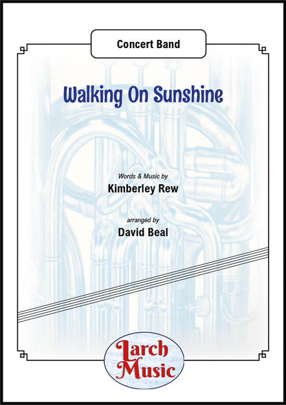 Walking On Sunshine - Concert Band Sheet Music Full Score & Parts - LMAM035