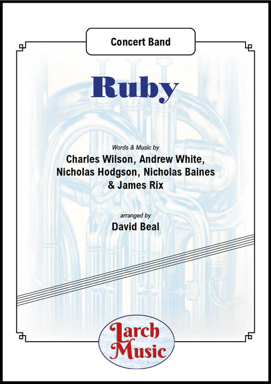 Ruby - Concert Band Sheet Music Full Score & Parts - LMAM043