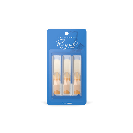 Rico Royal by D'Addario Tenor Saxophone Reeds, Strength 1.5, 3-pack