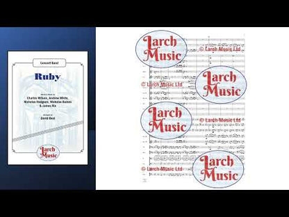 Ruby - Concert Band Sheet Music Full Score & Parts - LMAM043