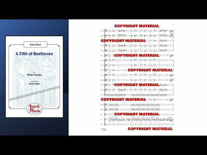 A Fifth of Beethoven - Brass Band Sheet Music Full Score & Parts Download - LMAM005