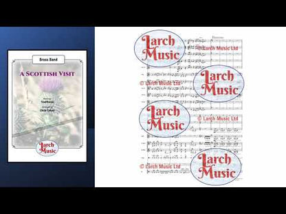 A Scottish Visit - Brass Band Sheet Music Full Score & Parts - LM409