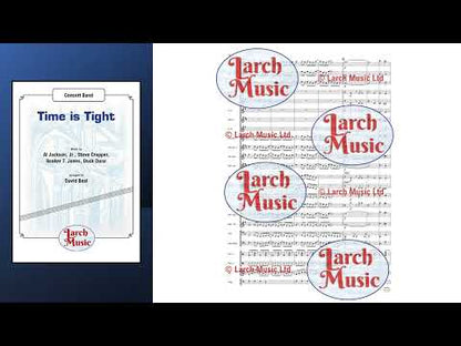 Time Is Tight - Concert Band Sheet Music Full Score & Parts - LMAM022