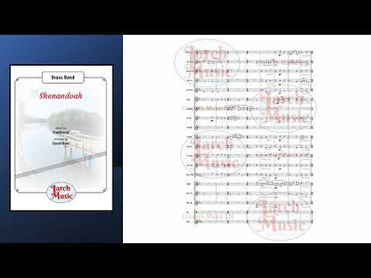 Shenandoah (Traditional arr. by David Beal) - Brass Band Sheet Music Full Score & Parts - LM001