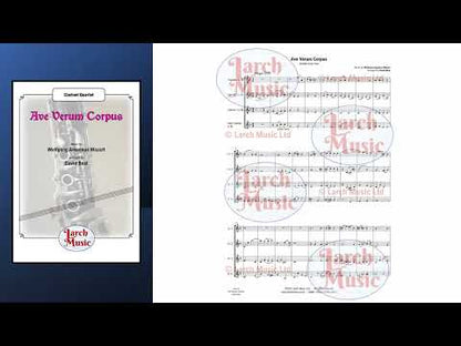 Ave Verum Corpus - Clarinet Quartet - LM419