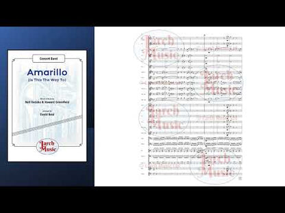 Amarillo (Is This The Way To) - Concert Band Sheet Music Full Score & Parts - LMAM049