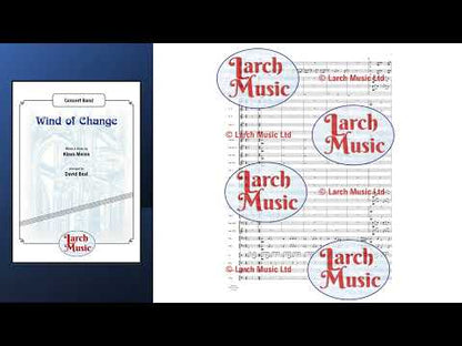 Wind of Change - Concert Band Sheet Music Full Score & Parts - LMAM045