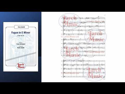 Fugue in E Minor - Brass Quintet Full Score & Parts - LM163